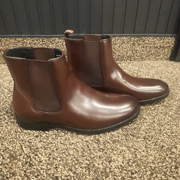 Alfani Dark Brown Men's Chelsea Boots - Picture 4 of 5